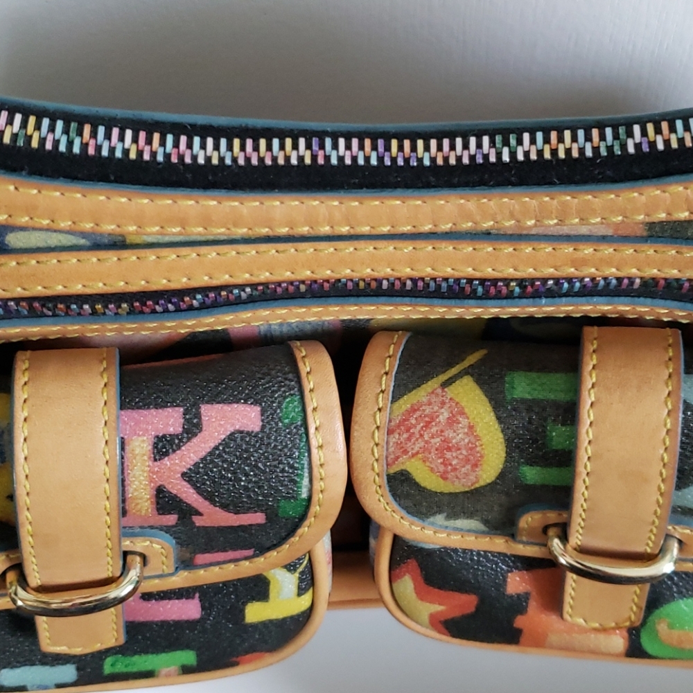 Authentic! Dooney & Bourke Scribble Handbag! - image 8